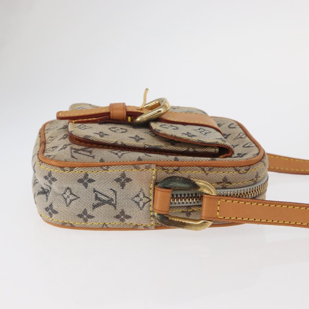 LOUIS VUITTON Monogram Mini Juliet PM Shoulder Bag Blue M92005 LV Auth 158984