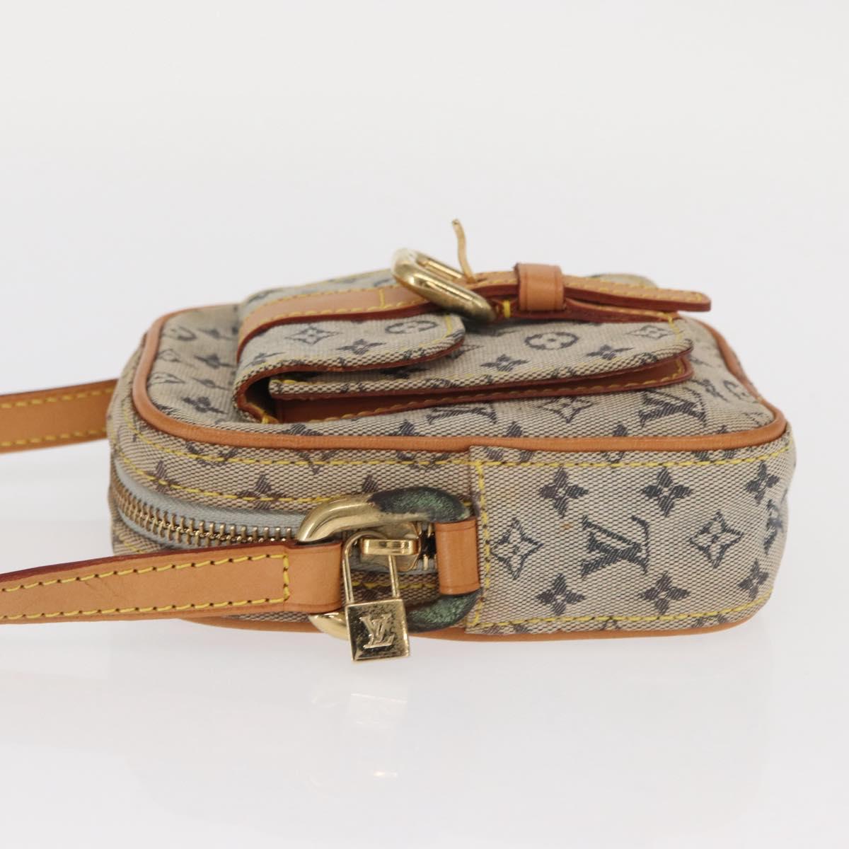 LOUIS VUITTON Monogram Mini Juliet PM Shoulder Bag Blue M92005 LV Auth 158984