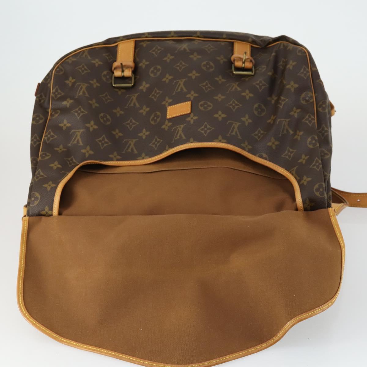 LOUIS VUITTON Monogram Saumur 43 Shoulder Bag M42252 LV Auth 159000