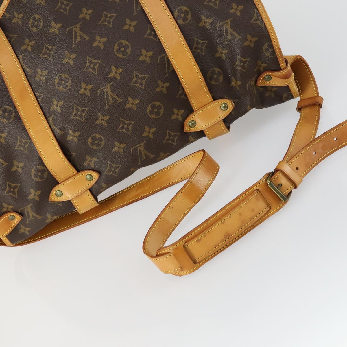 LOUIS VUITTON Monogram Saumur 43 Shoulder Bag M42252 LV Auth 159000