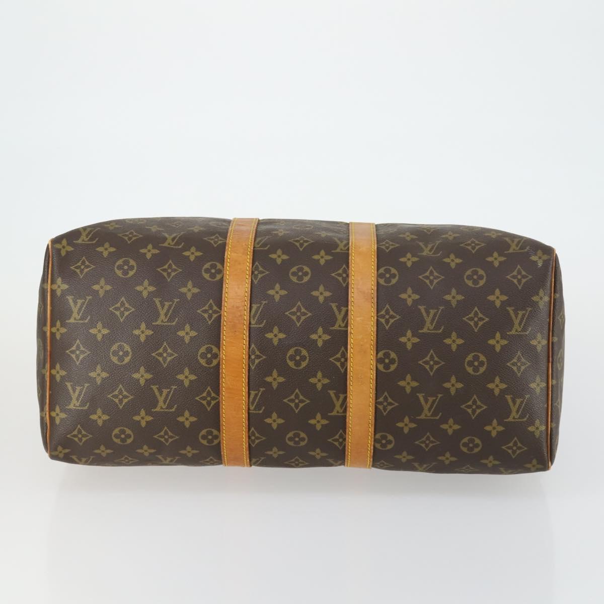 LOUIS VUITTON Monogram Keepall 45 Boston Bag M41428 LV Auth 159001