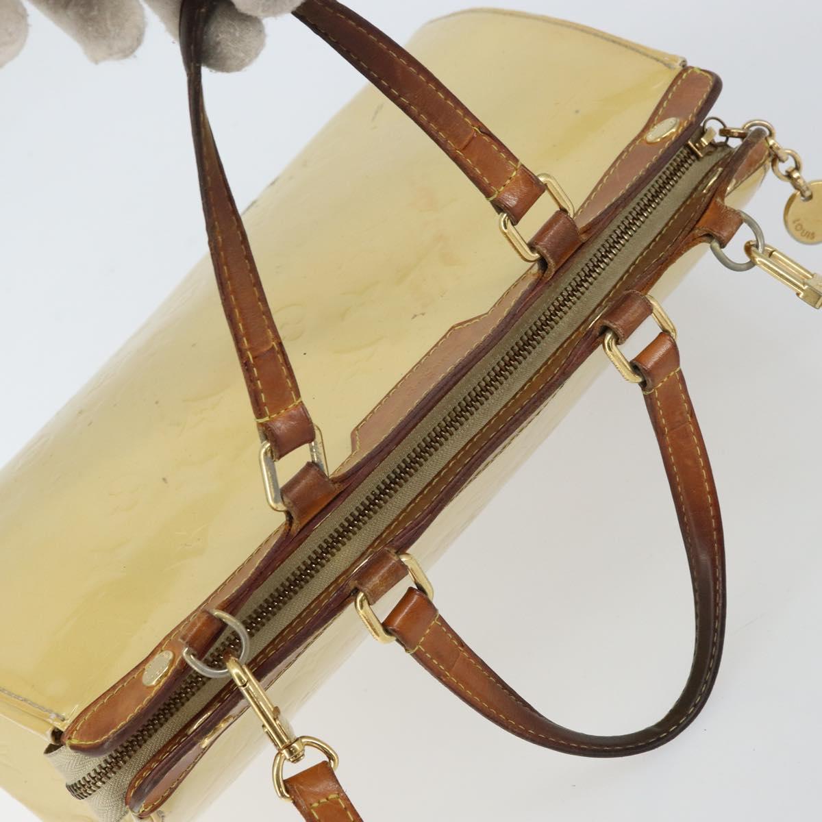 LOUIS VUITTON Monogram Vernis Blair MM Bag 2way Broncorail M91456 LV Auth 159016