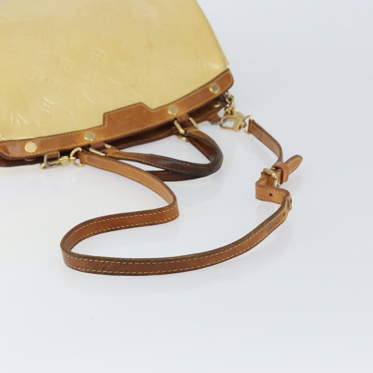 LOUIS VUITTON Monogram Vernis Blair MM Bag 2way Broncorail M91456 LV Auth 159016