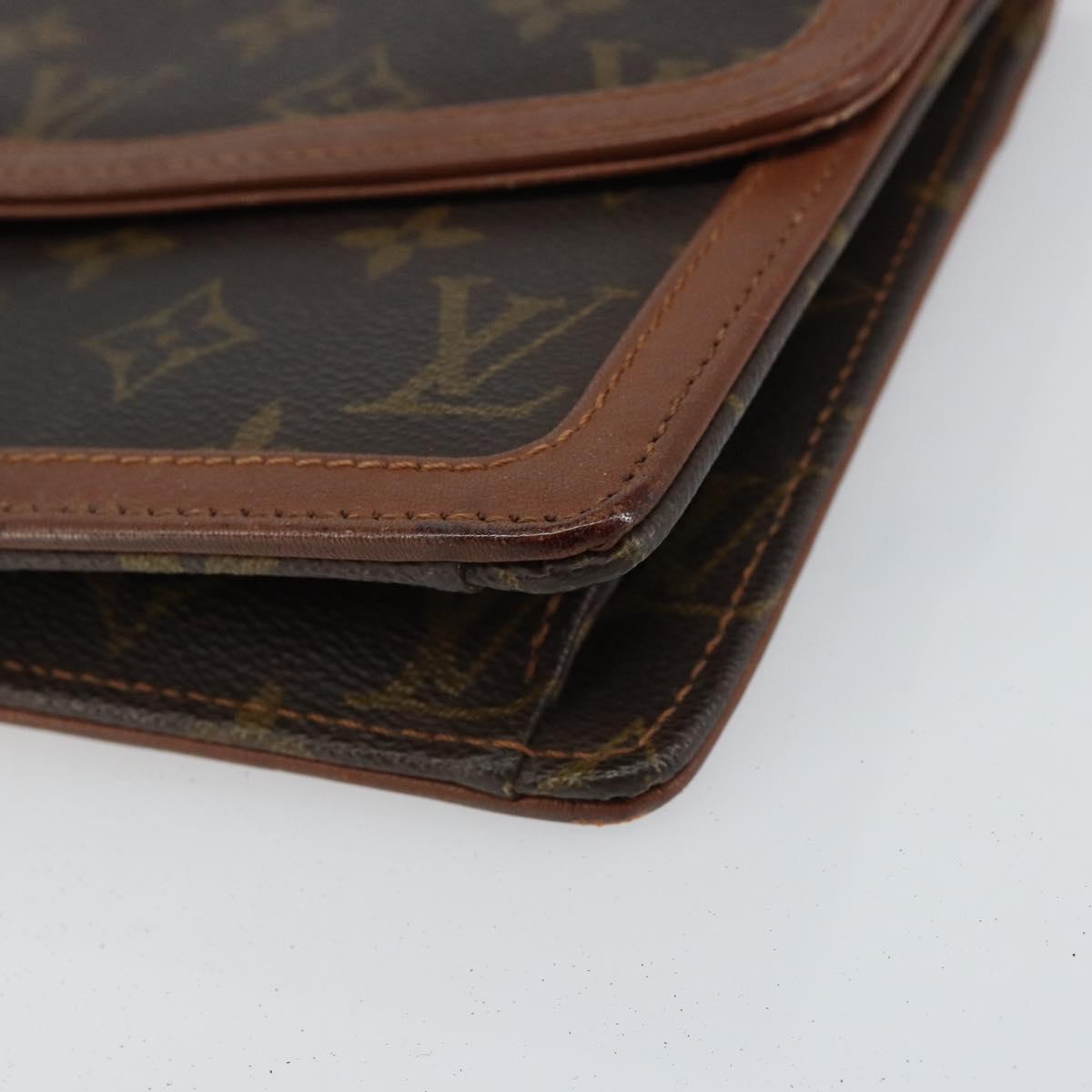 LOUIS VUITTON Monogram Pochette Dam GM Clutch Bag M51810 LV Auth 159045