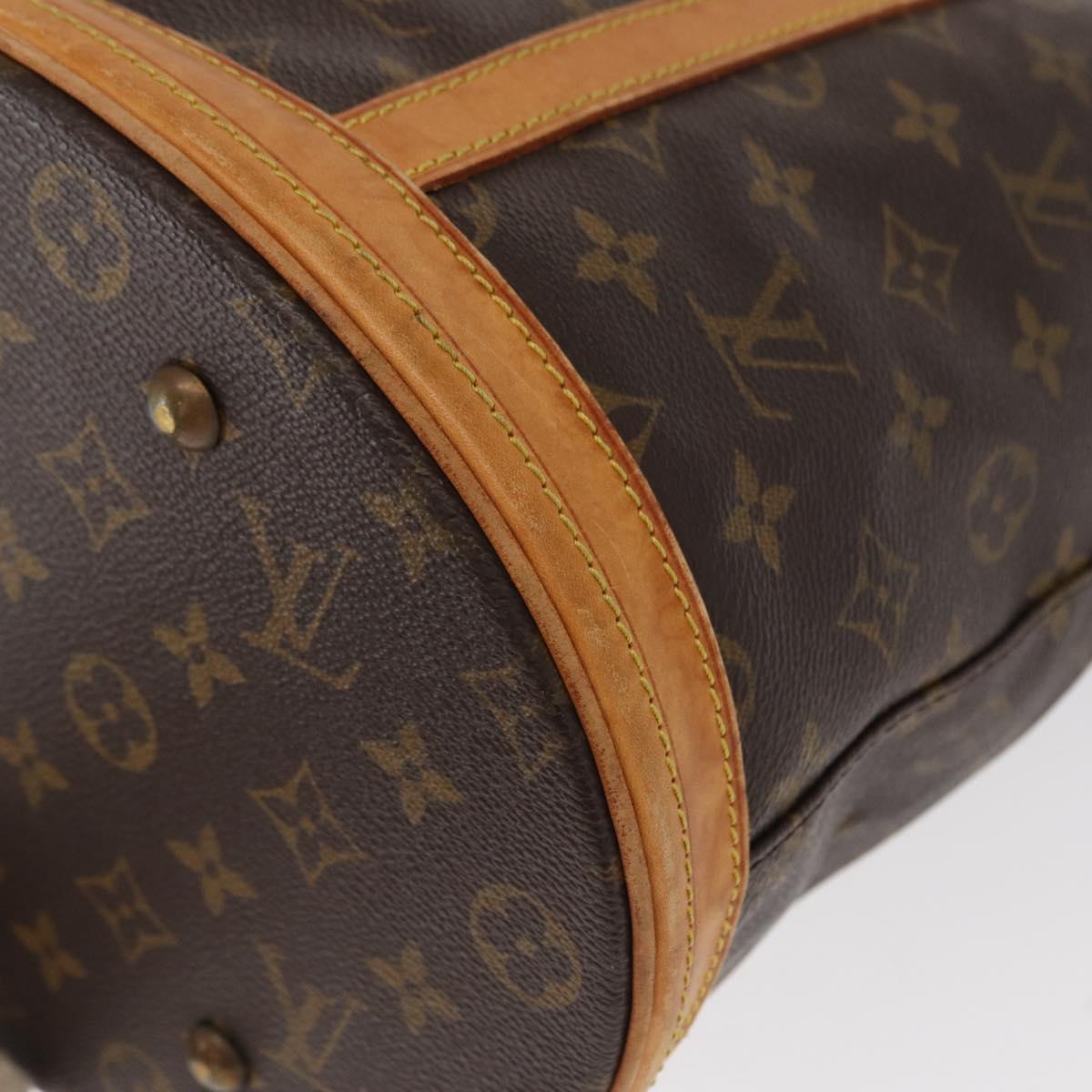 LOUIS VUITTON Monogram Bucket GM Shoulder Bag M42236 LV Auth 159047