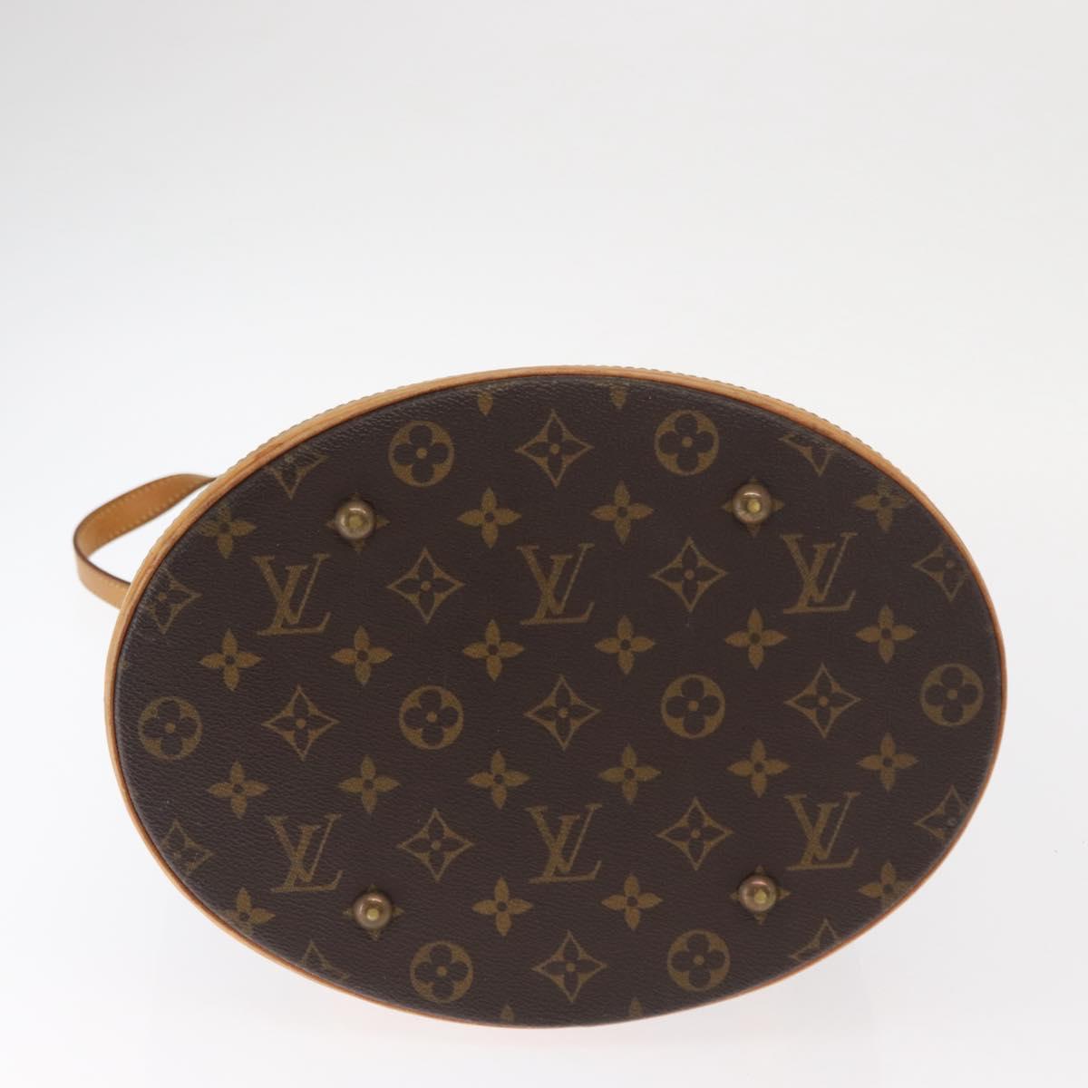 LOUIS VUITTON Monogram Bucket GM Shoulder Bag M42236 LV Auth 159047