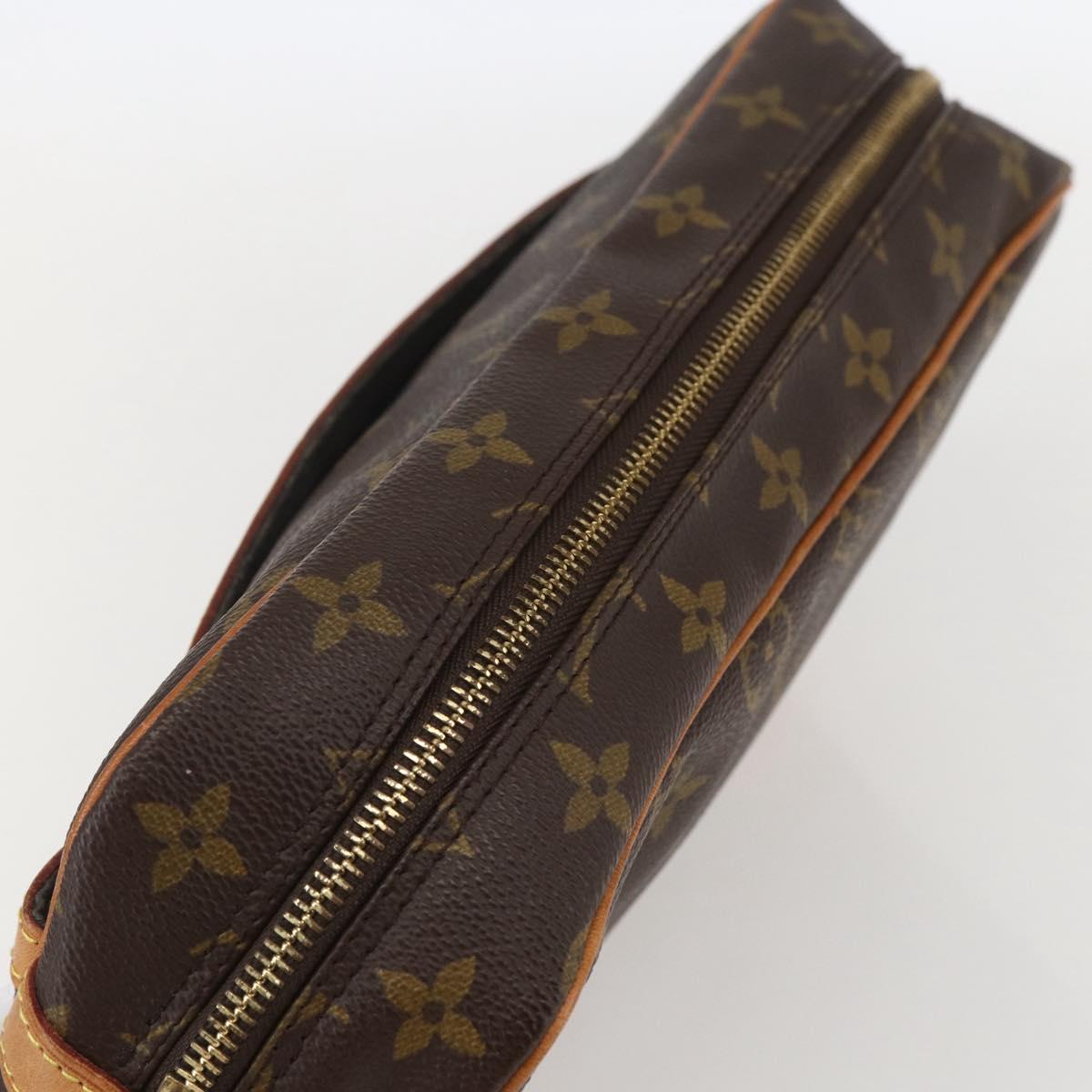 LOUIS VUITTON Monogram Compiegne 28 Clutch Bag M51845 LV Auth 159049A