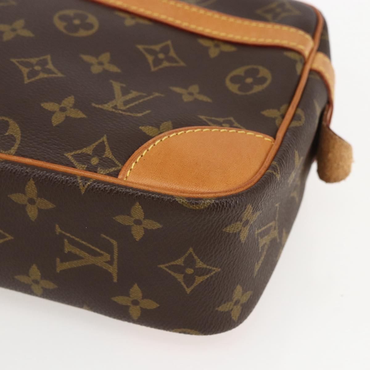 LOUIS VUITTON Monogram Compiegne 28 Clutch Bag M51845 LV Auth 159049A