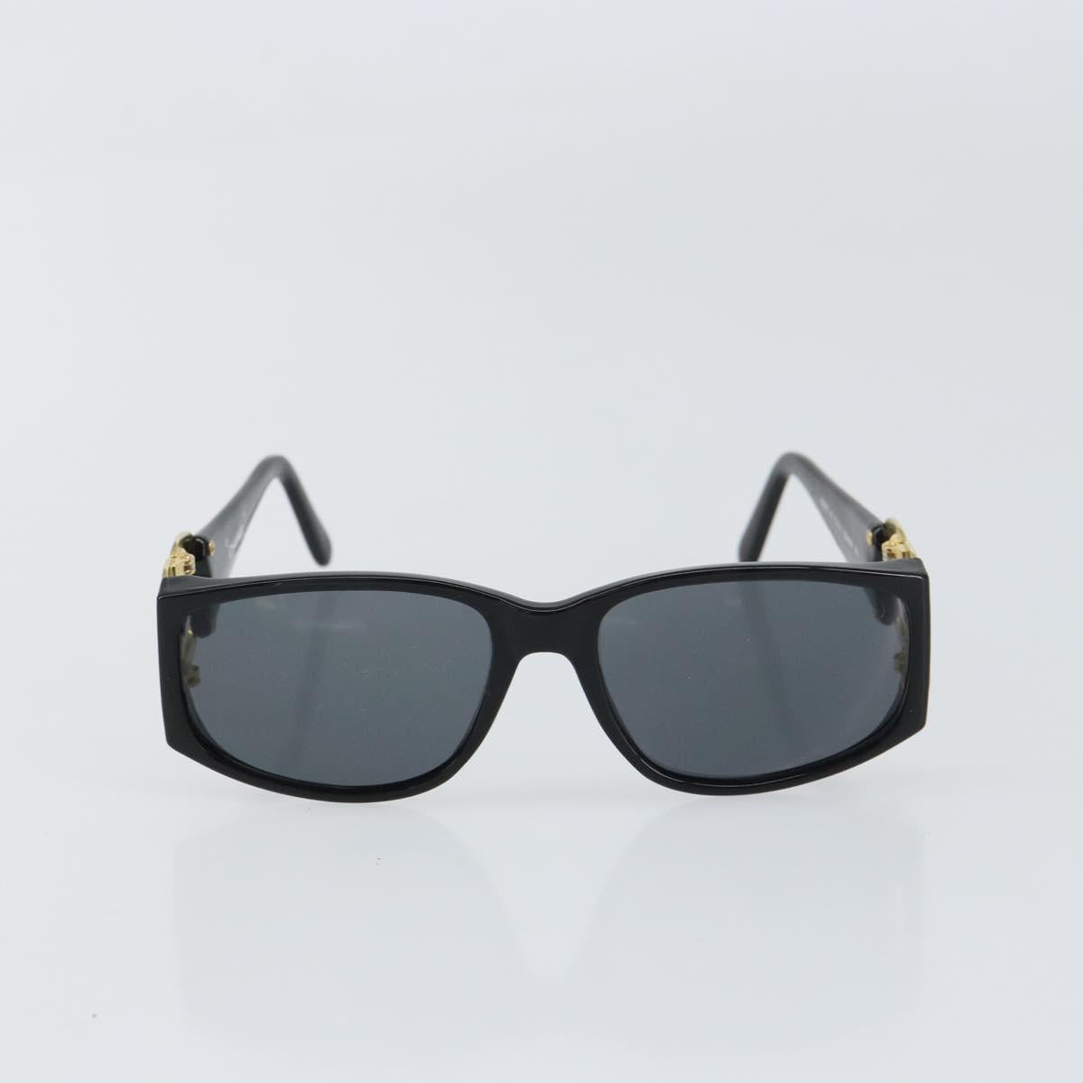 CHANEL Sunglasses plastic Black CC Auth 159066