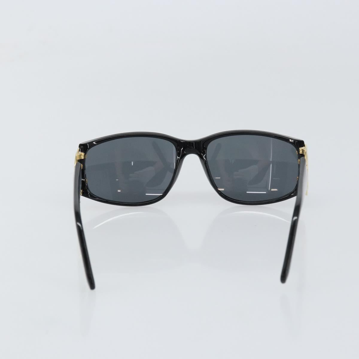 CHANEL Sunglasses plastic Black CC Auth 159066