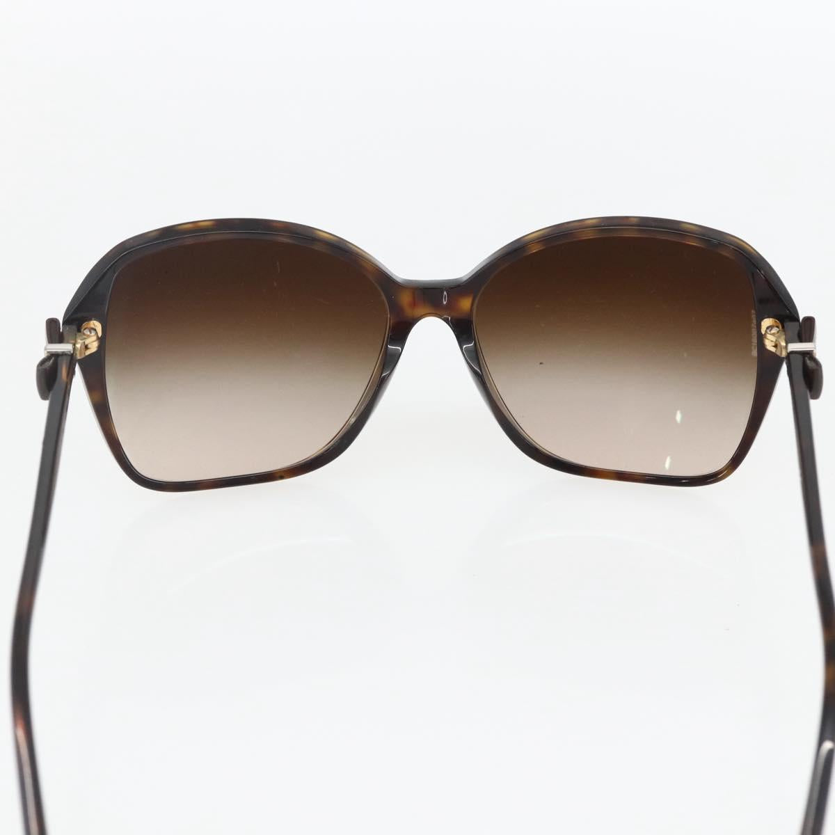 CHANEL Sunglasses plastic Brown CC Auth 159073