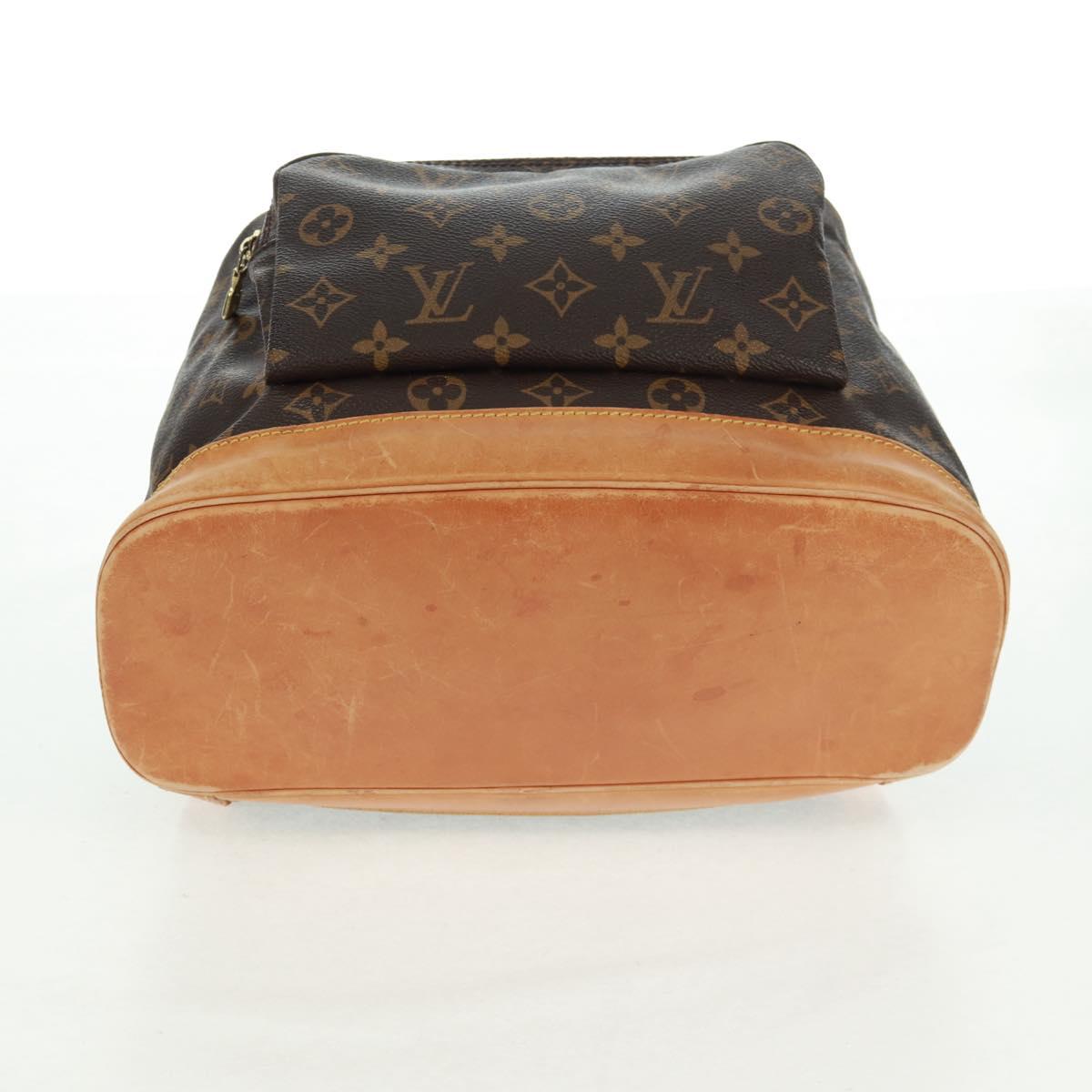 LOUIS VUITTON Monogram Montsouris GM Backpack M51135 LV Auth 159080