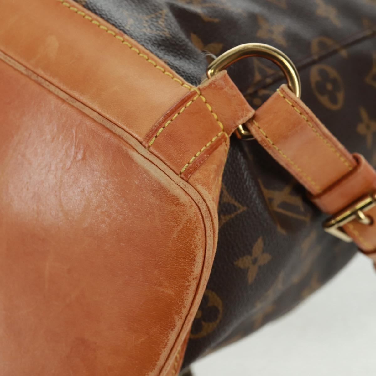 LOUIS VUITTON Monogram Montsouris GM Backpack M51135 LV Auth 159080