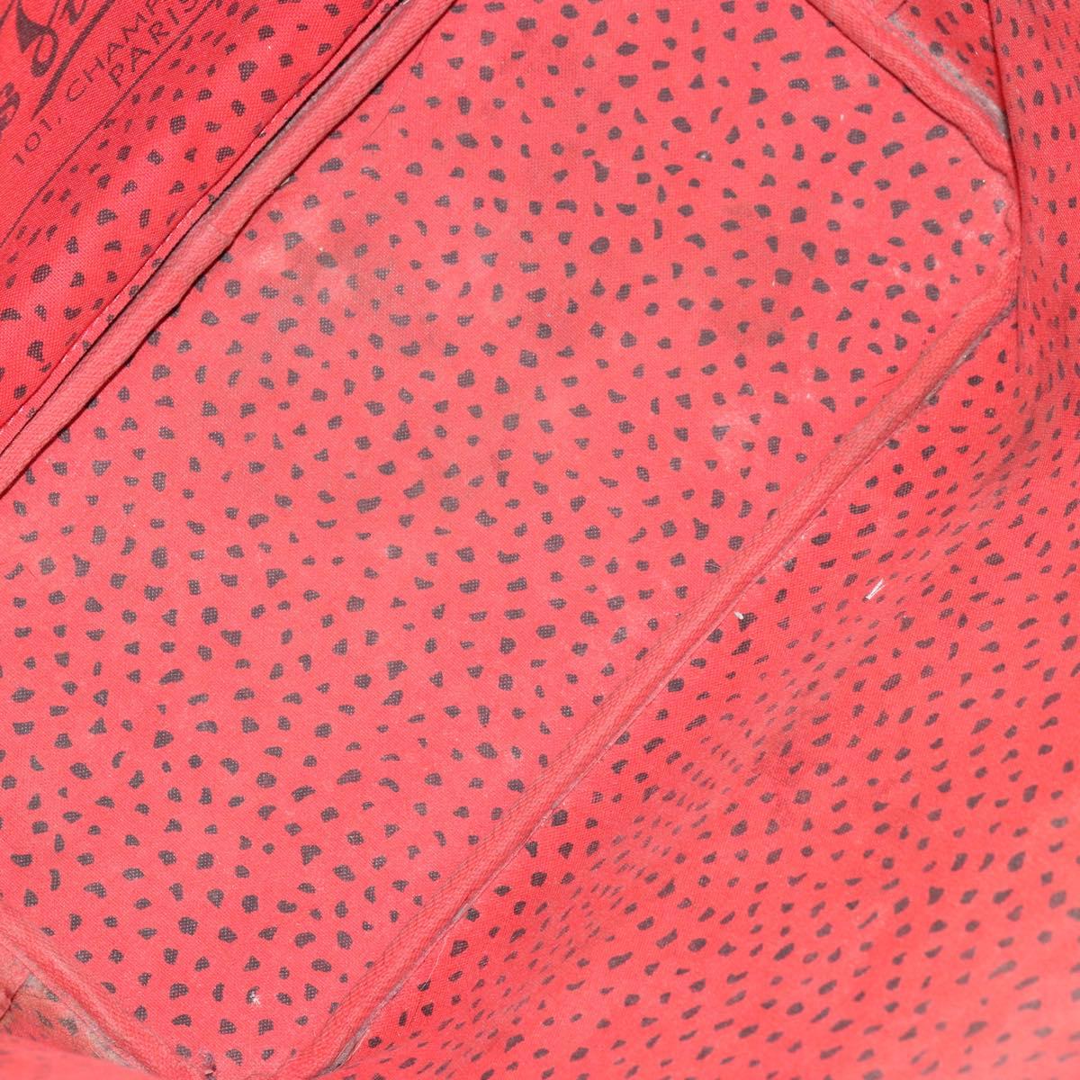 LOUIS VUITTON Monogram Yayoi Kusama Neverfull MM Tote Bag Red M40686 Auth 159093