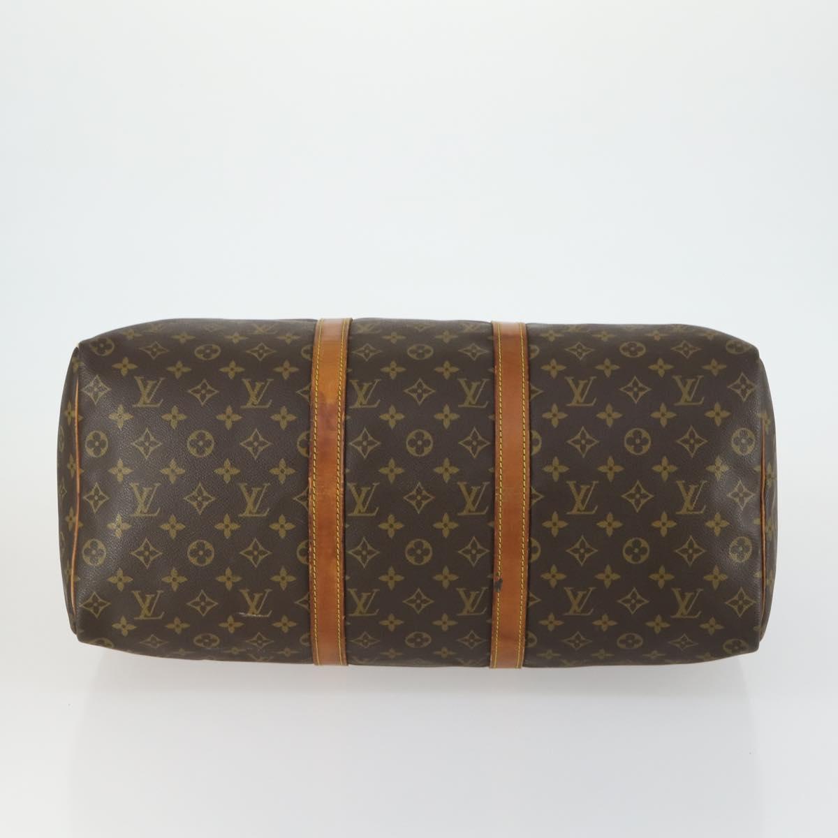 LOUIS VUITTON Monogram Keepall 50 Boston Bag M41426 LV Auth 159122