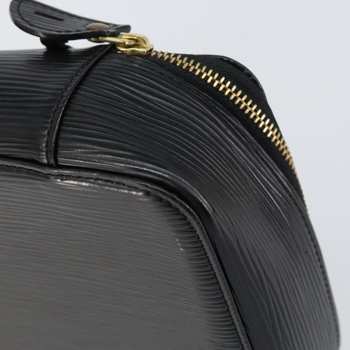 LOUIS VUITTON Epi Posh Monte Carlo Jewelry Box Black M48362 LV Auth 159142