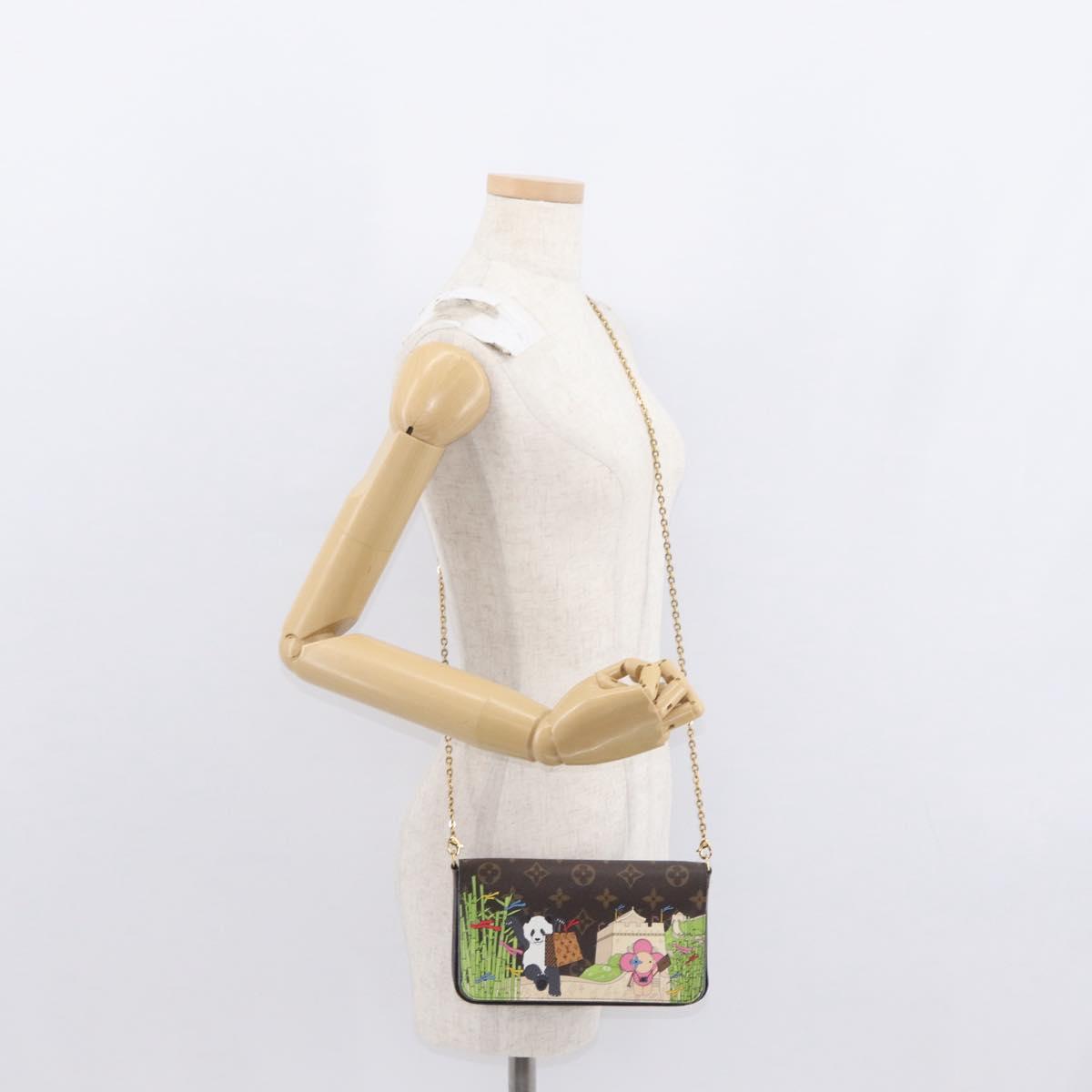 LOUIS VUITTON Monogram Vivienne Pochette Felice Bag M80992 LV Auth 159151SM