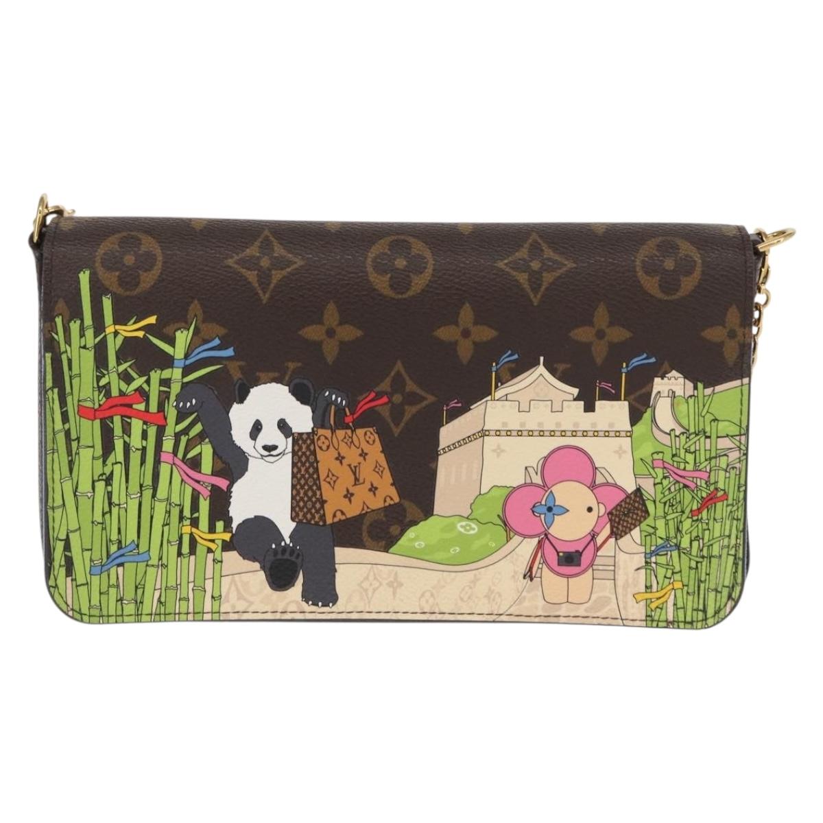 LOUIS VUITTON Monogram Vivienne Pochette Felice Bag M80992 LV Auth 159151SM