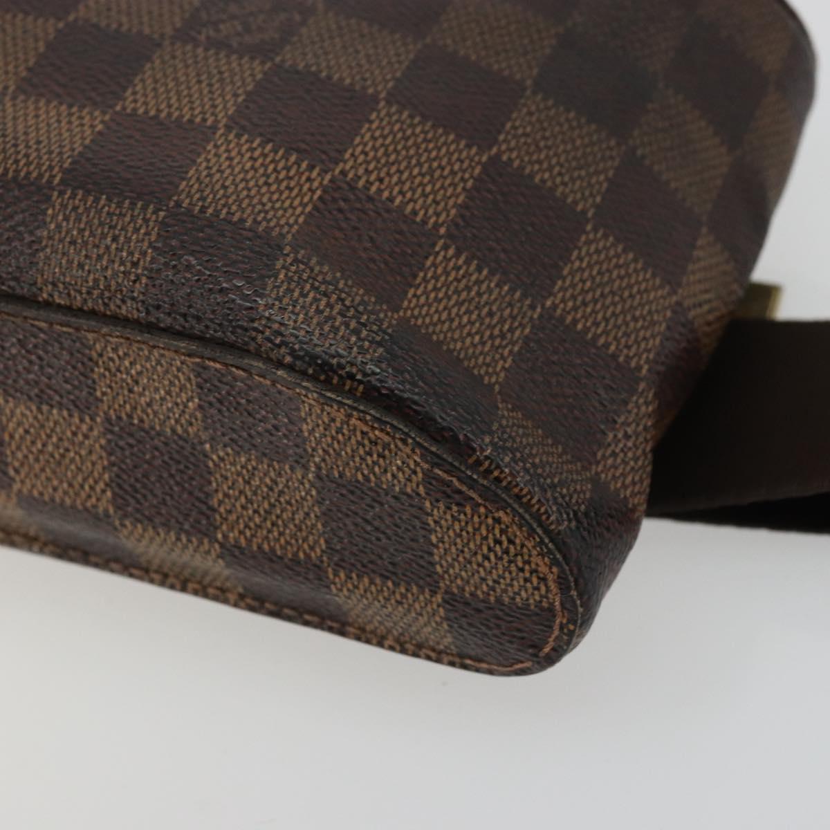 LOUIS VUITTON Damier Ebene Geronimos Shoulder Bag N51994 LV Auth 159162