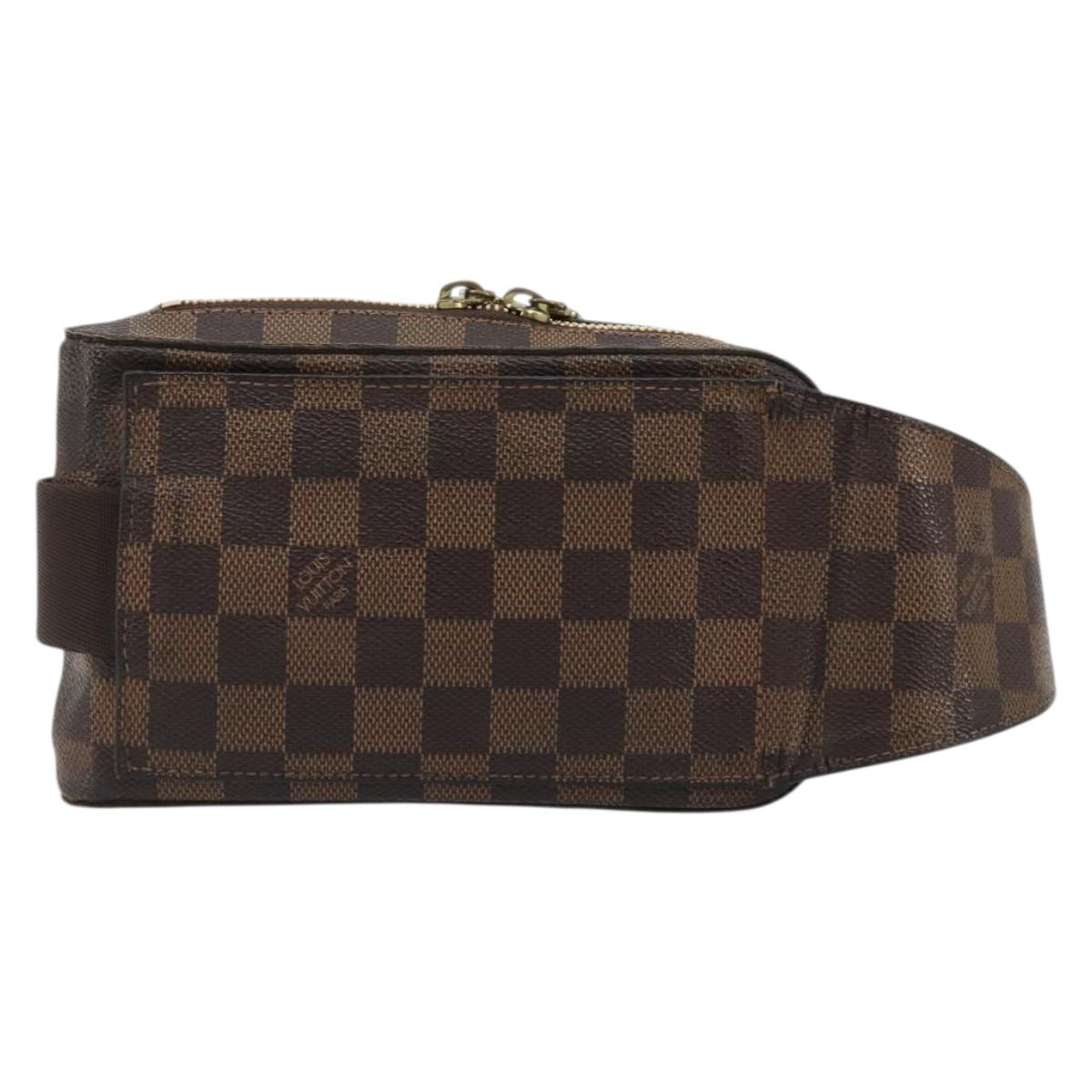 LOUIS VUITTON Damier Ebene Geronimos Shoulder Bag N51994 LV Auth 159162