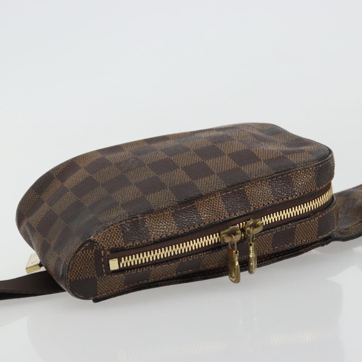 LOUIS VUITTON Damier Ebene Geronimos Shoulder Bag N51994 LV Auth 159162
