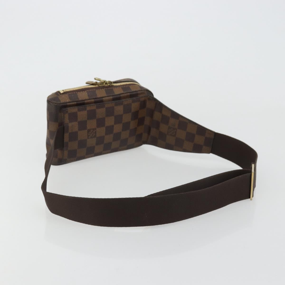 LOUIS VUITTON Damier Ebene Geronimos Shoulder Bag N51994 LV Auth 159162