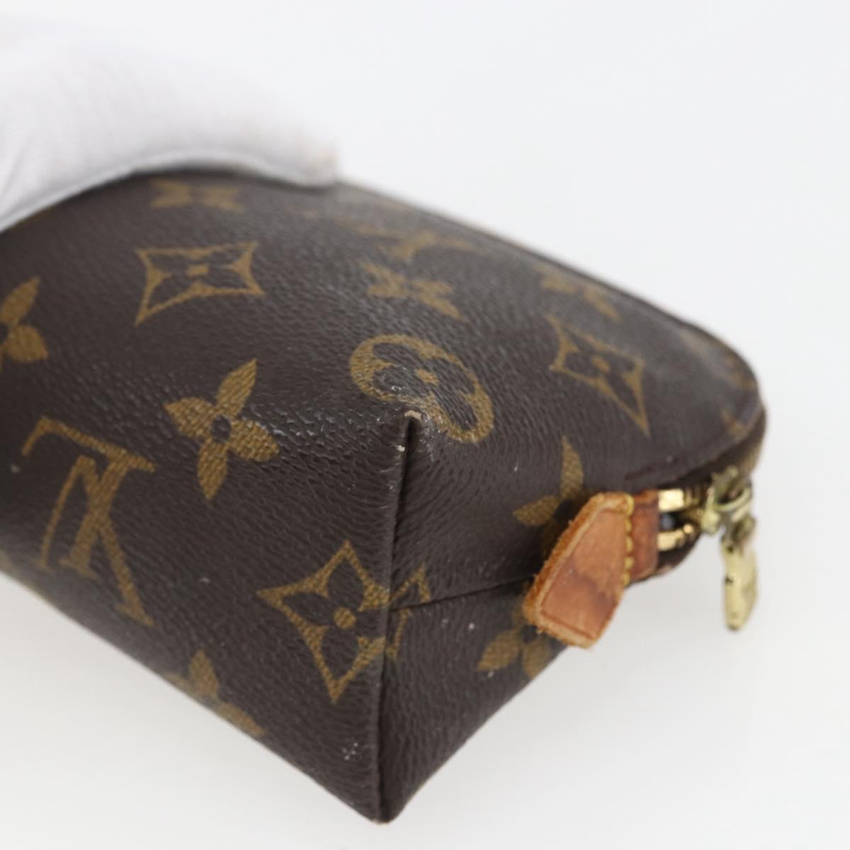 LOUIS VUITTON Monogram Pochette Cosmetic PM Pouch M43998 LV Auth 159176