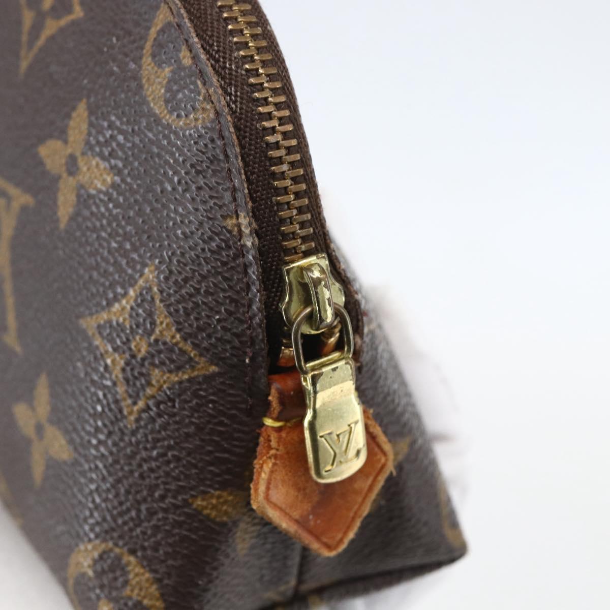 LOUIS VUITTON Monogram Pochette Cosmetic PM Pouch M43998 LV Auth 159176