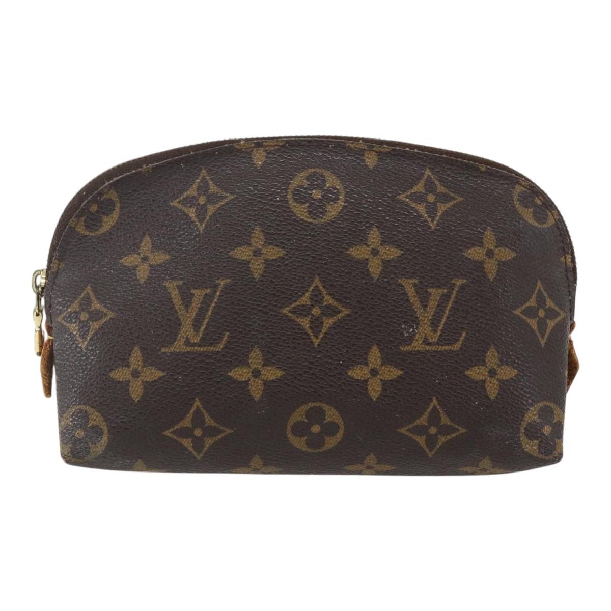 LOUIS VUITTON Monogram Pochette Cosmetic PM Pouch M43998 LV Auth 159176