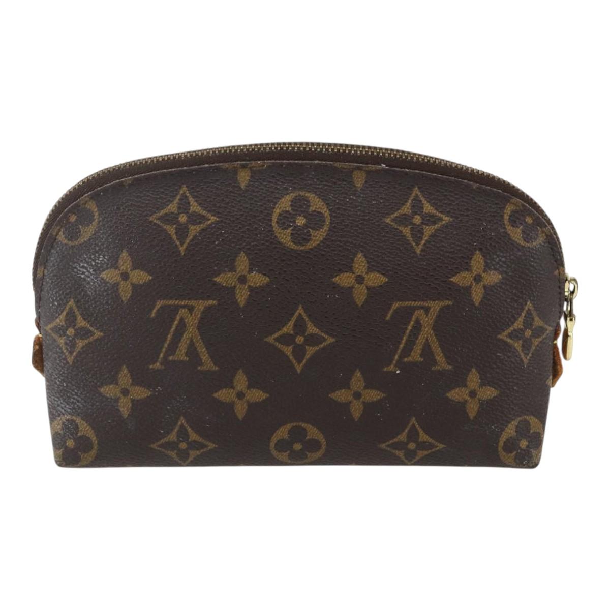 LOUIS VUITTON Monogram Pochette Cosmetic PM Pouch M43998 LV Auth 159176