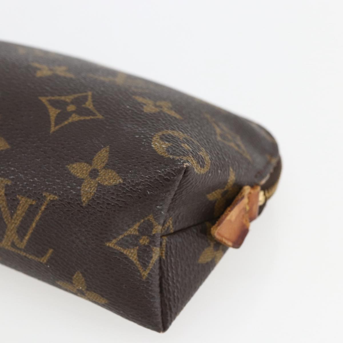 LOUIS VUITTON Monogram Pochette Cosmetic PM Pouch M43998 LV Auth 159176