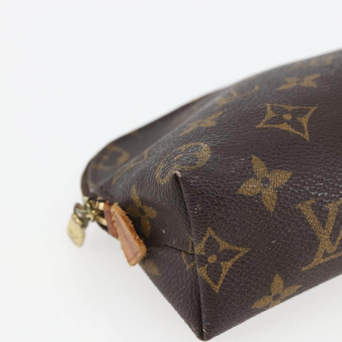 LOUIS VUITTON Monogram Pochette Cosmetic PM Pouch M43998 LV Auth 159176