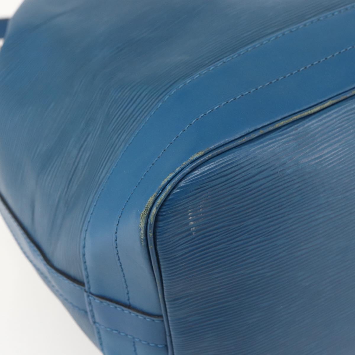 LOUIS VUITTON Epi Noe Shoulder Bag Toledo Blue M44005 LV Auth 159200