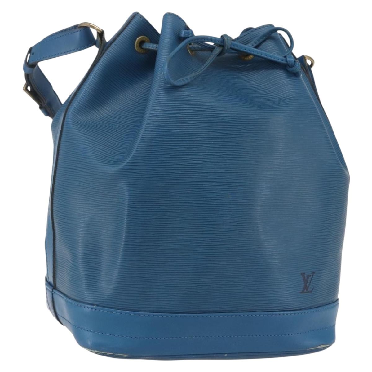 LOUIS VUITTON Epi Noe Shoulder Bag Toledo Blue M44005 LV Auth 159200