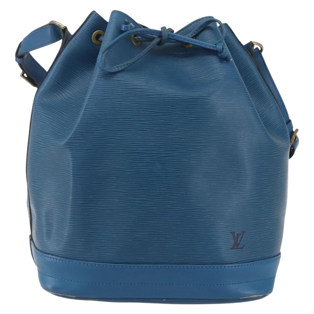 LOUIS VUITTON Epi Noe Shoulder Bag Toledo Blue M44005 LV Auth 159200