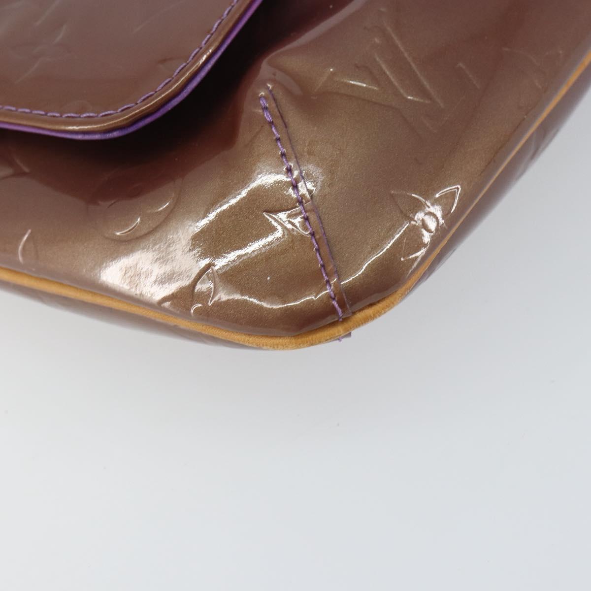 LOUIS VUITTON Monogram Vernis Thompson Street Bag Viole M91095 LV Auth 159208