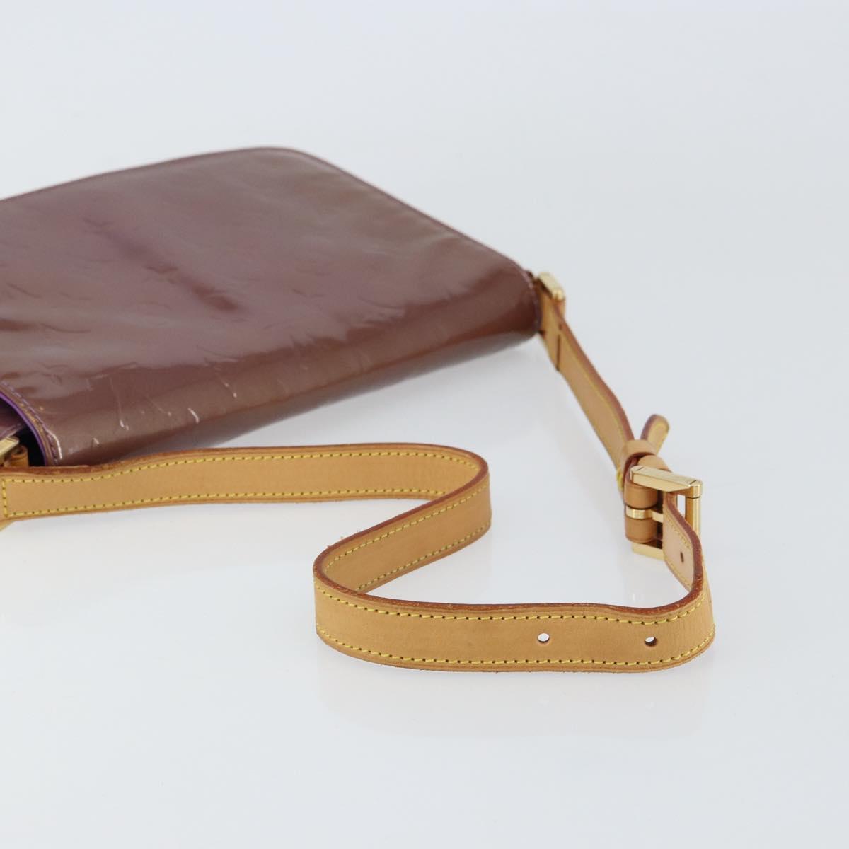LOUIS VUITTON Monogram Vernis Thompson Street Bag Viole M91095 LV Auth 159208