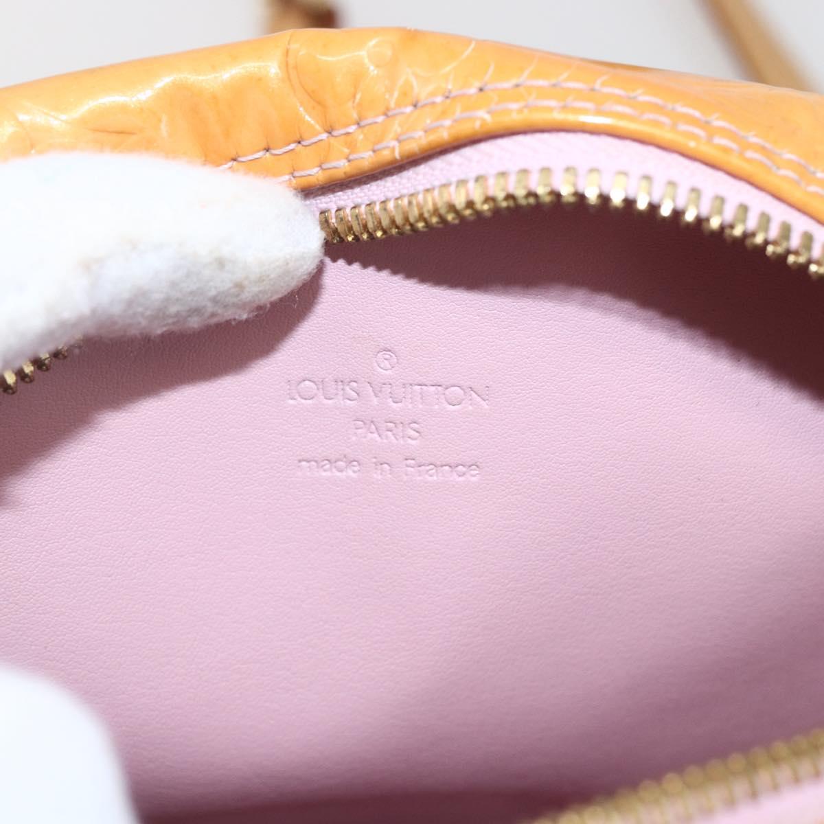 LOUIS VUITTON Monogram Vernis Wooster Bag Marshmallow Pink M91037 LV Auth 159222