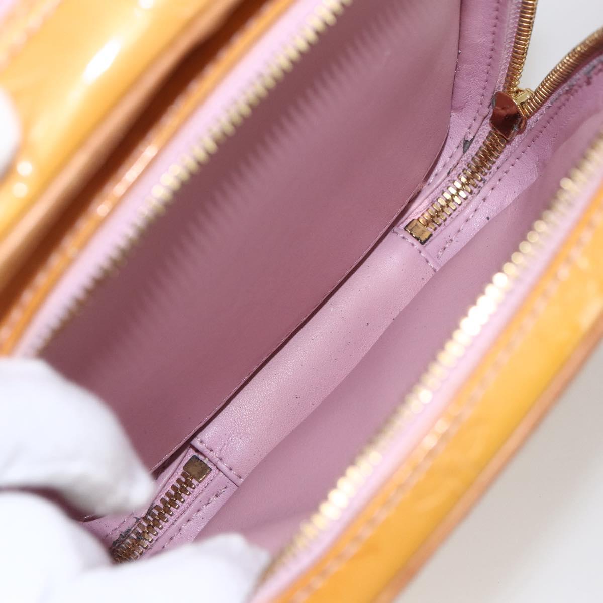 LOUIS VUITTON Monogram Vernis Wooster Bag Marshmallow Pink M91037 LV Auth 159222