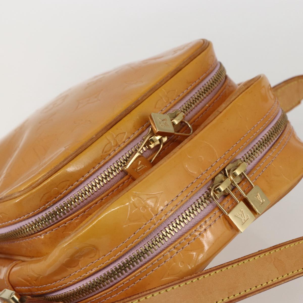 LOUIS VUITTON Monogram Vernis Wooster Bag Marshmallow Pink M91037 LV Auth 159222