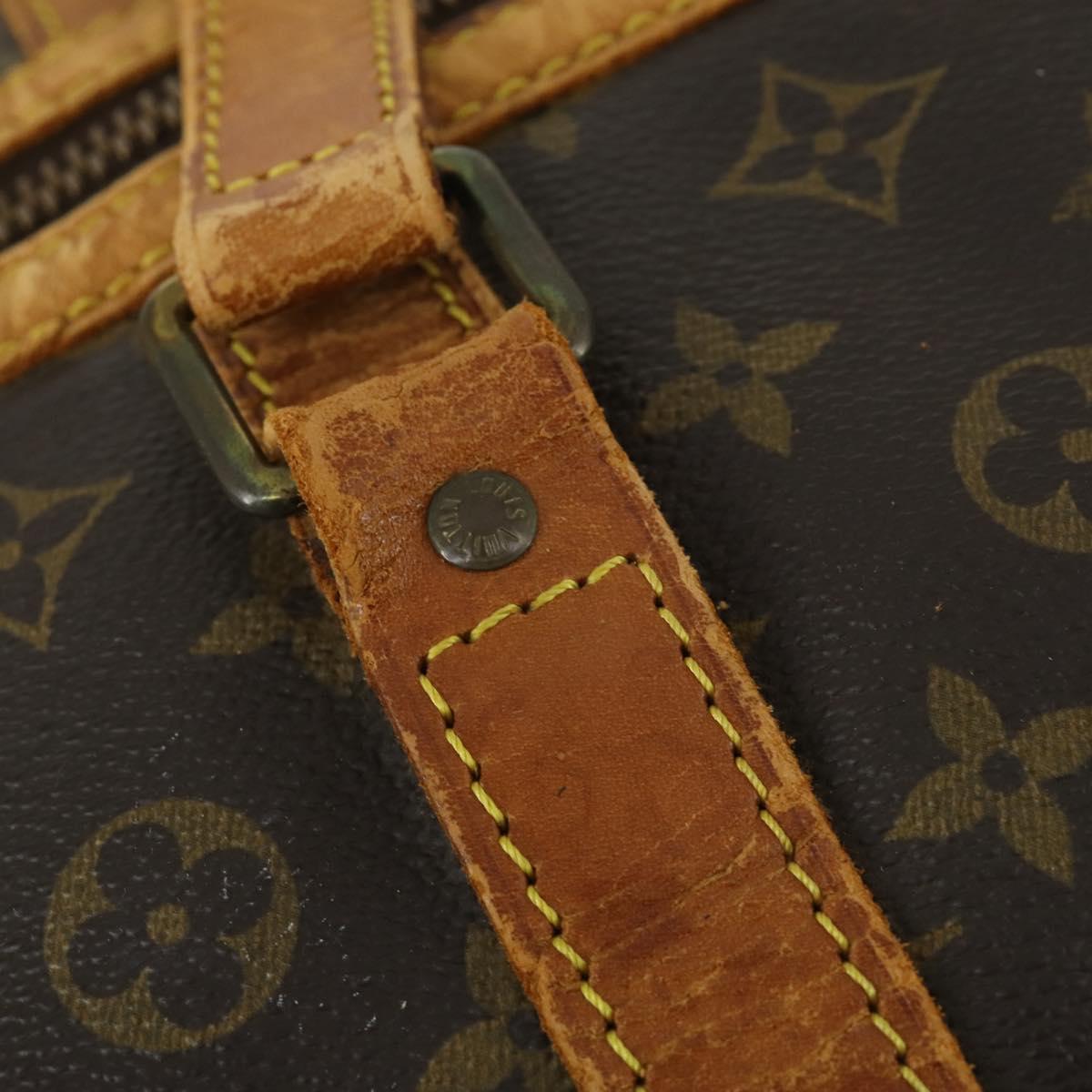 LOUIS VUITTON Monogram Sac Souple 55 Boston Bag M41622 LV Auth 159223