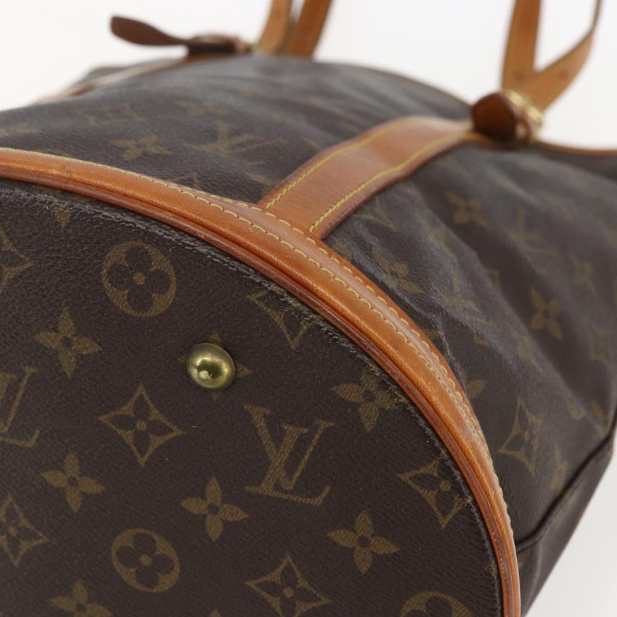 LOUIS VUITTON Monogram Bucket GM Shoulder Bag M42236 LV Auth 159224