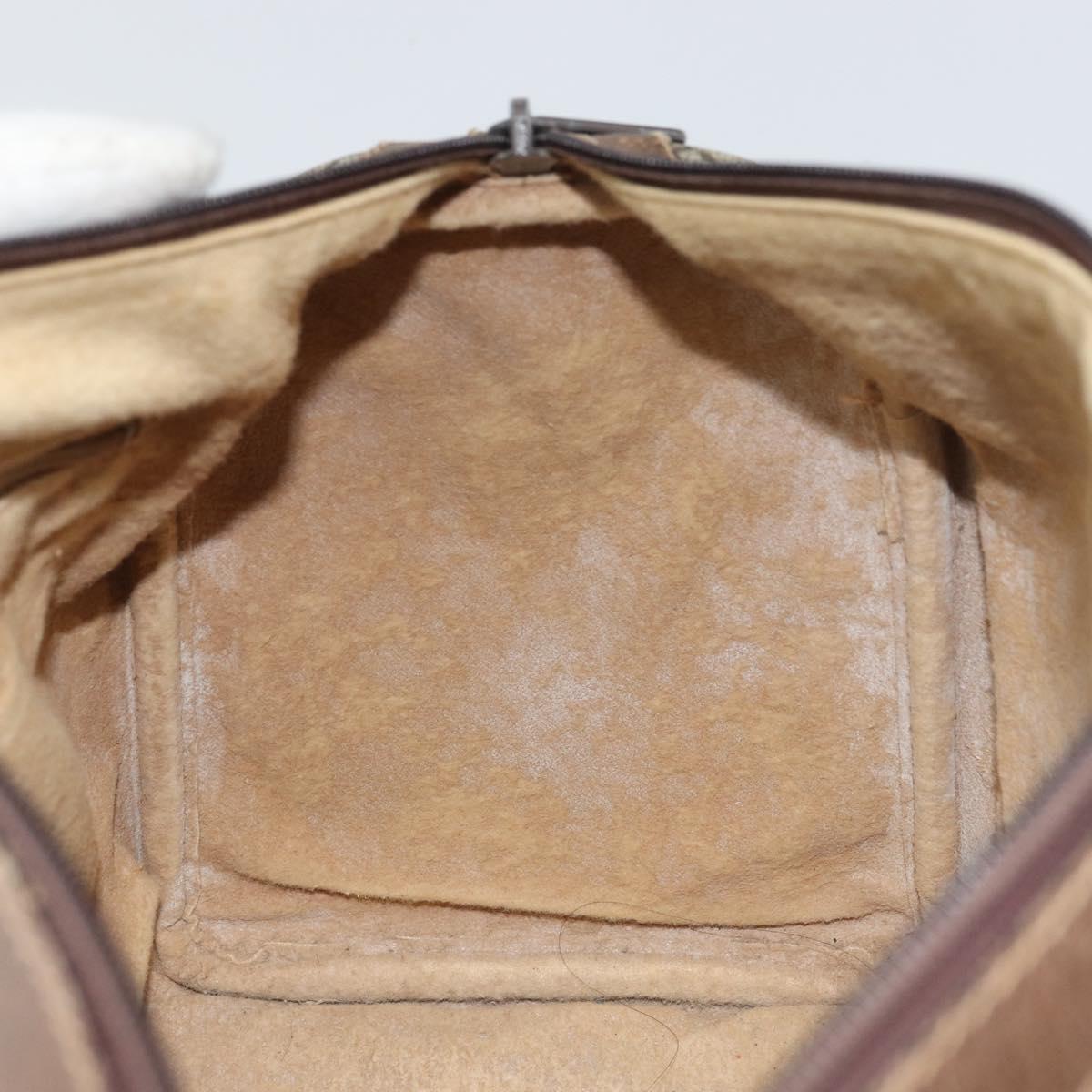 GUCCI GG Supreme Web Sherry Line Boston Bag PVC Beige 69 012 3842 Auth 159227