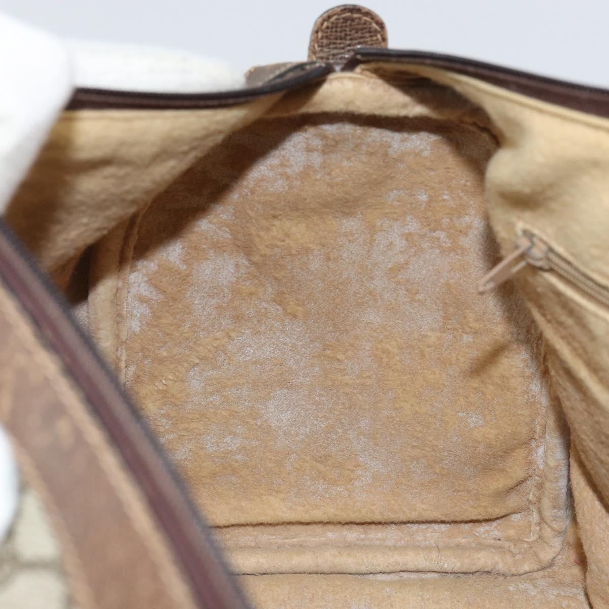 GUCCI GG Supreme Web Sherry Line Boston Bag PVC Beige 69 012 3842 Auth 159227