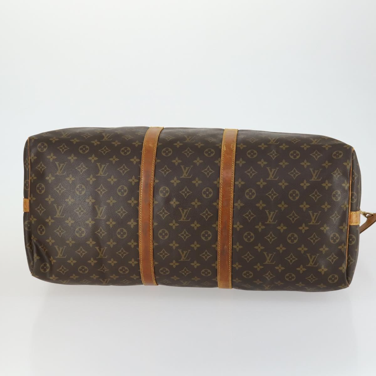 LOUIS VUITTON Monogram Keepall Bandouliere 60 Boston Bag M41412 LV Auth 159246