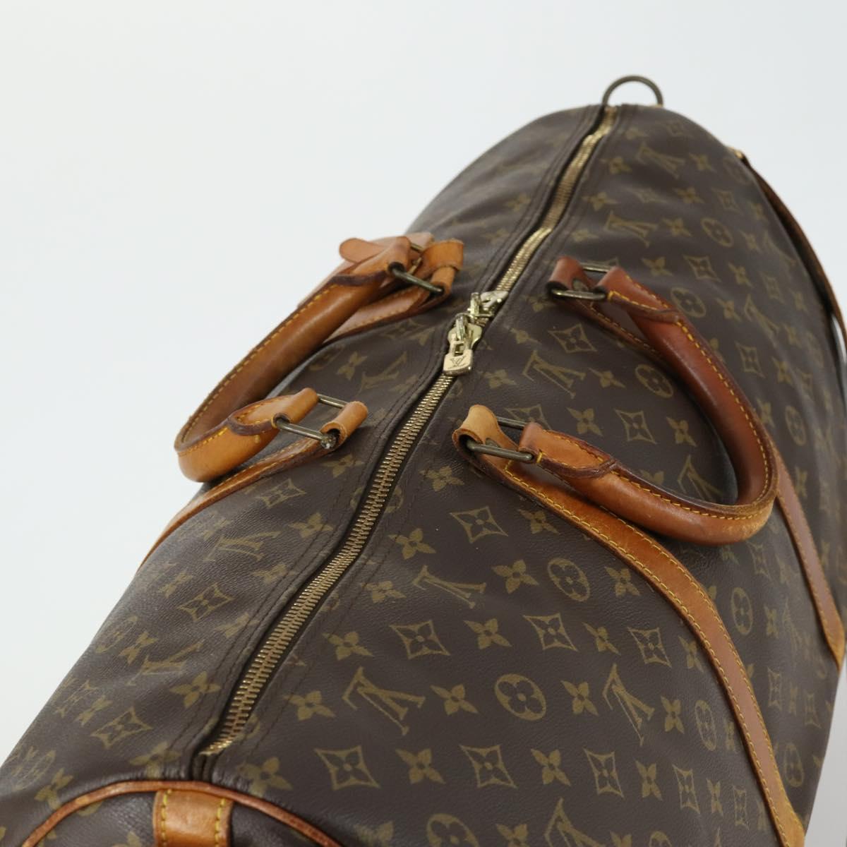 LOUIS VUITTON Monogram Keepall Bandouliere 60 Boston Bag M41412 LV Auth 159246