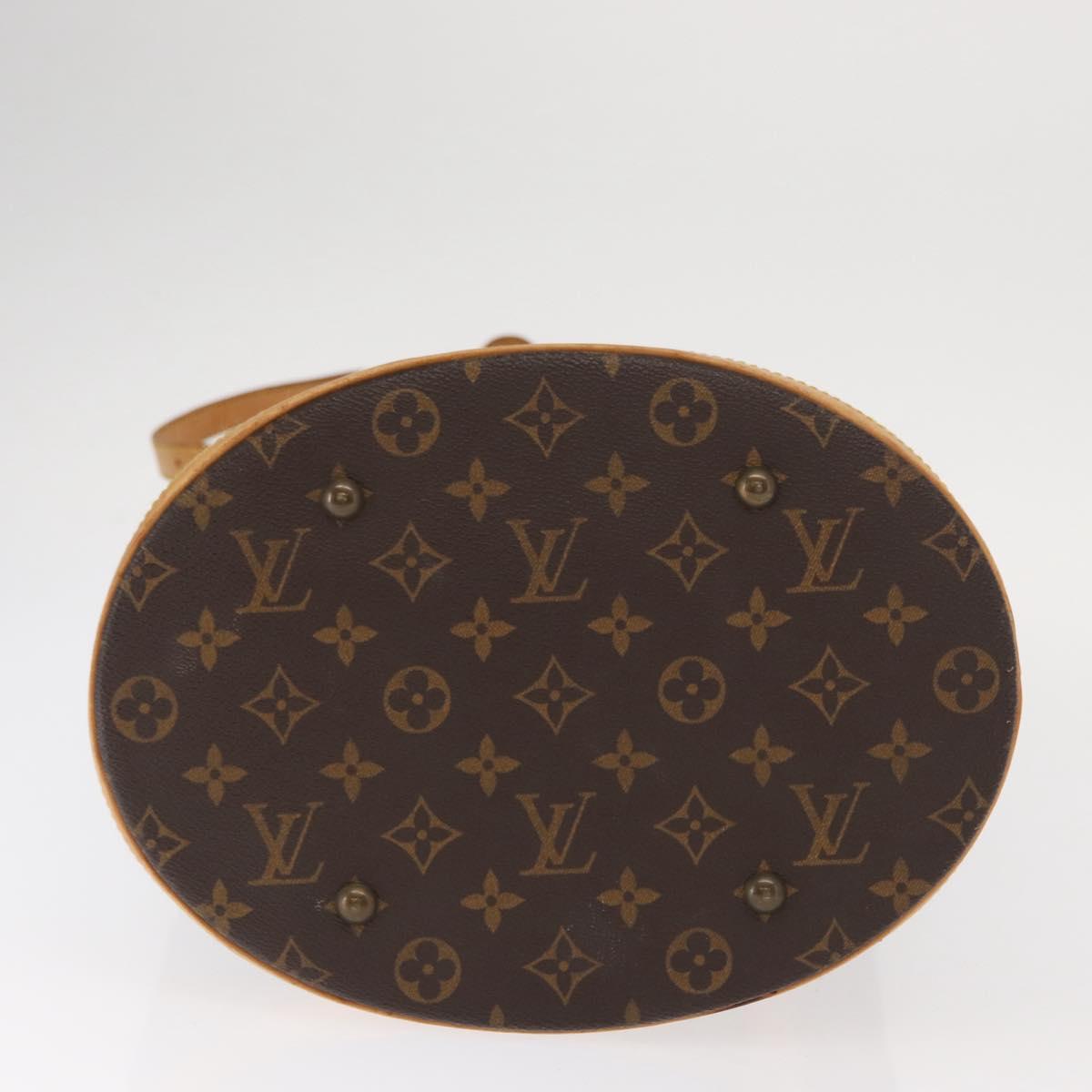 LOUIS VUITTON Monogram Bucket GM Shoulder Bag M42236 LV Auth 159247