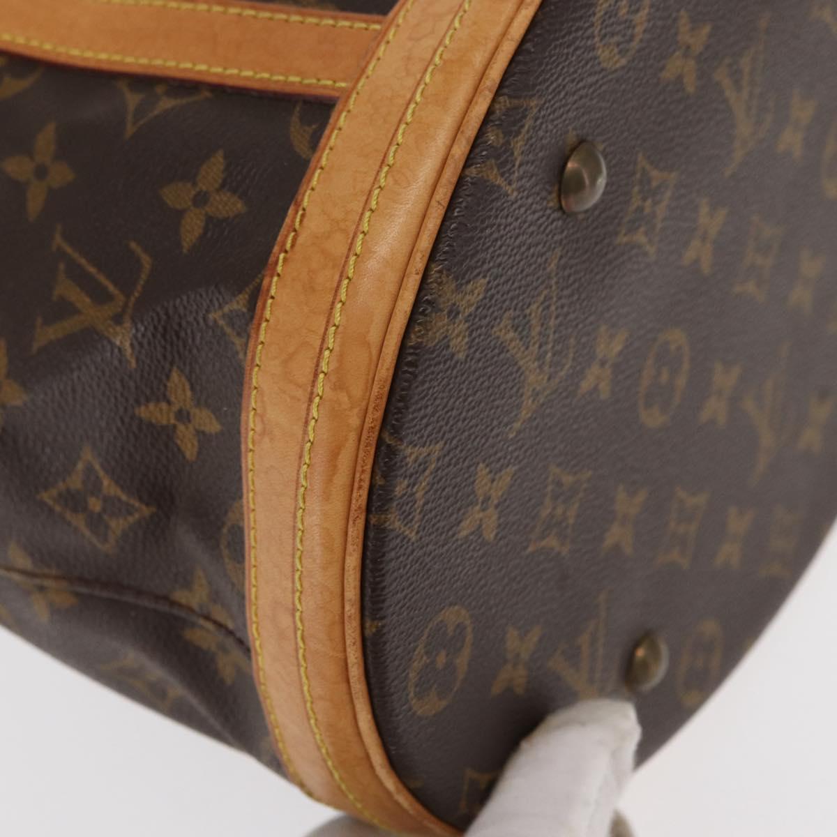LOUIS VUITTON Monogram Bucket GM Shoulder Bag M42236 LV Auth 159247