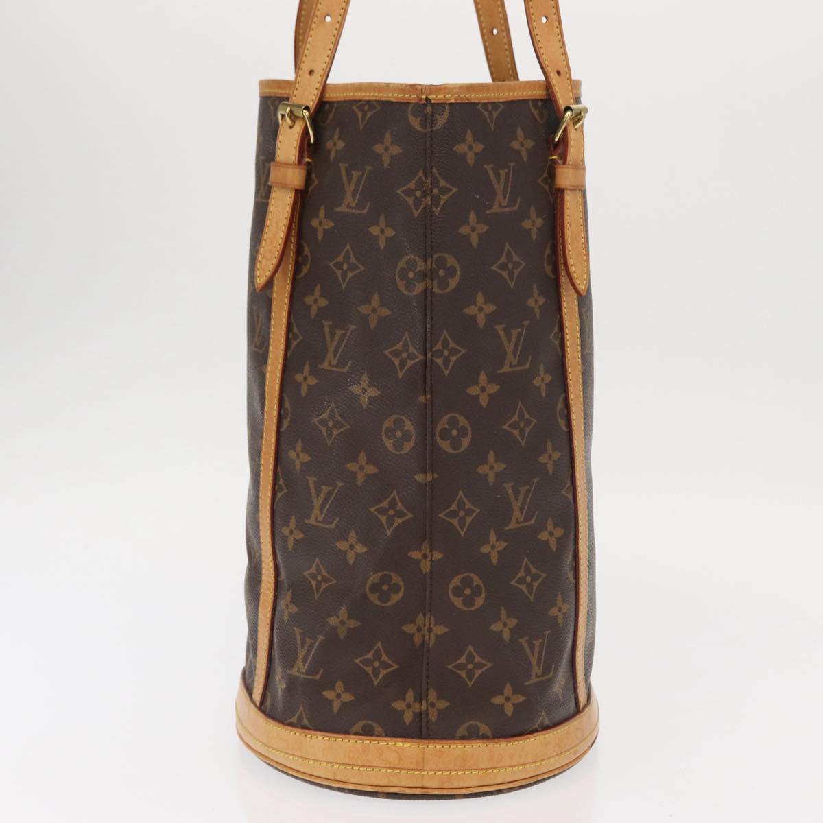 LOUIS VUITTON Monogram Bucket GM Shoulder Bag M42236 LV Auth 159247