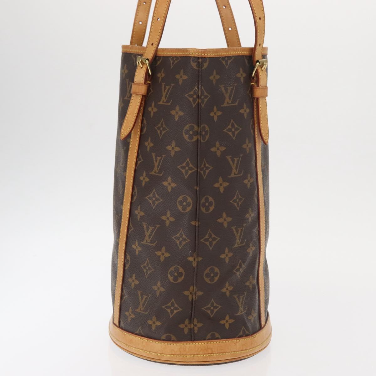 LOUIS VUITTON Monogram Bucket GM Shoulder Bag M42236 LV Auth 159247